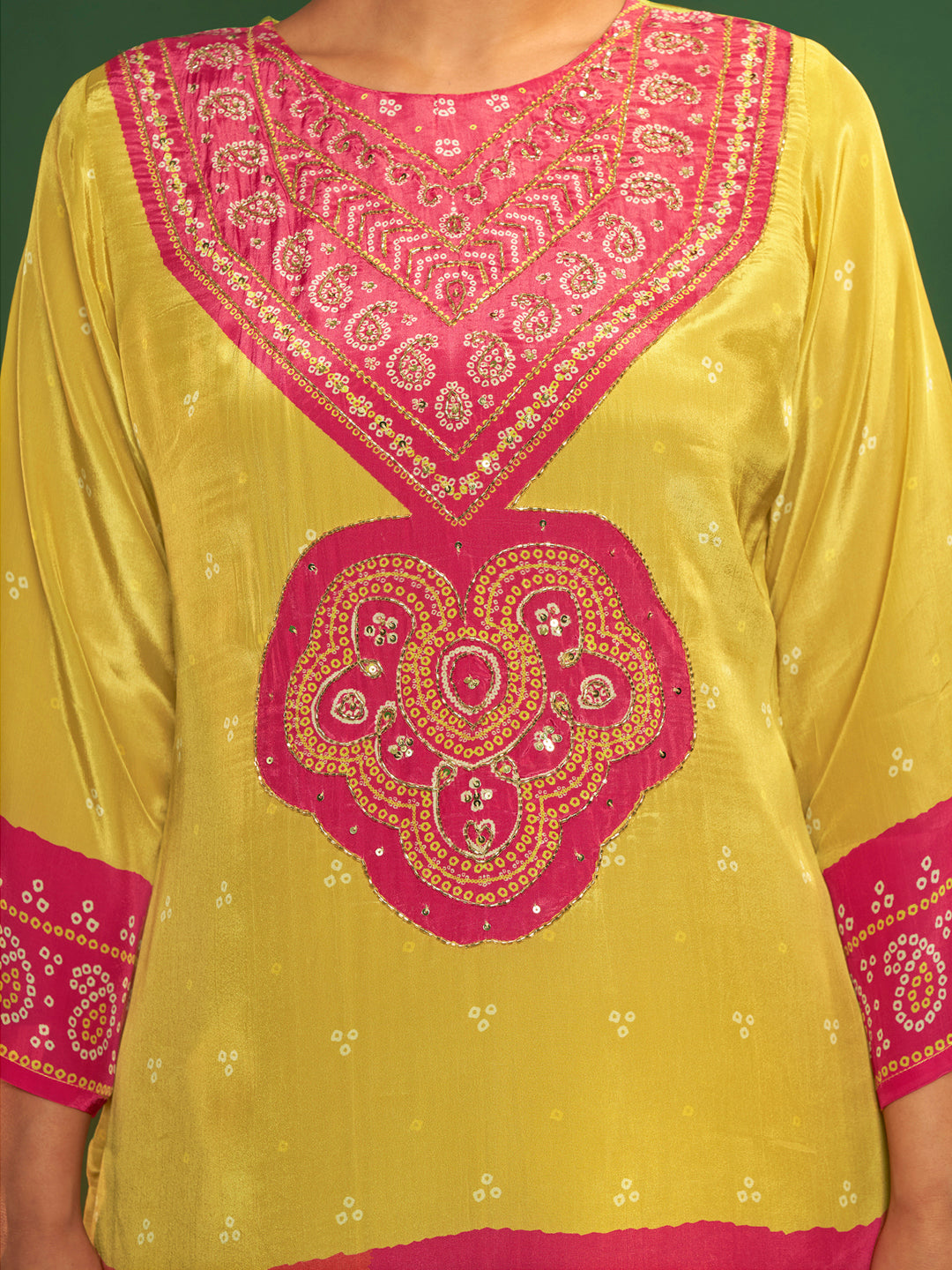 Amrita Natural Crepe Dual-Tone Co-ord Set