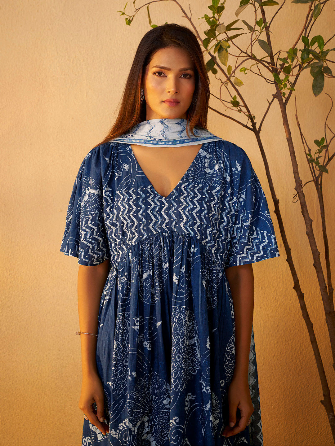Indigo Vanya Pure Cotton Kurta Set