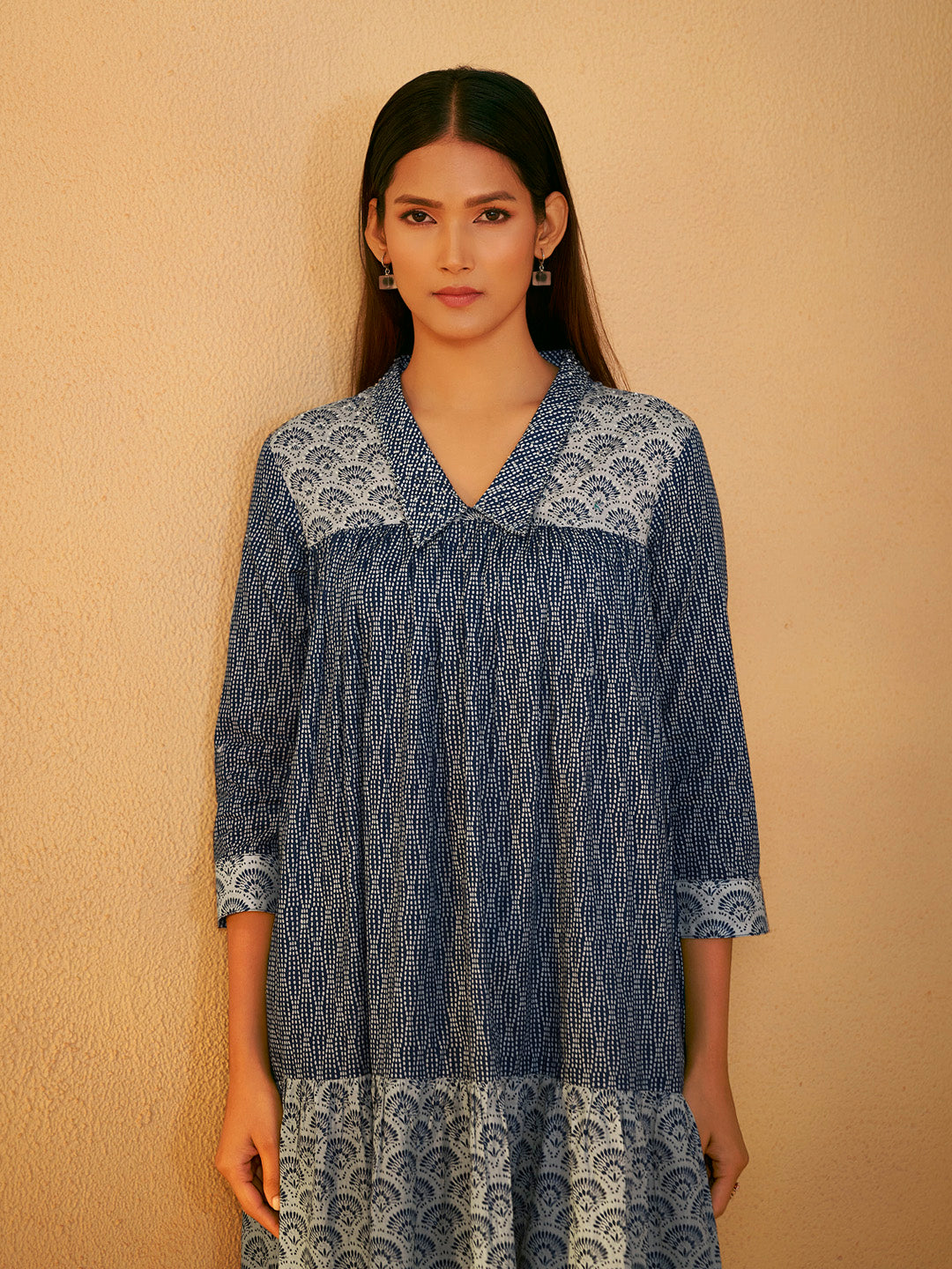 Taruvi Pure Cotton Anarkali Kurta Set