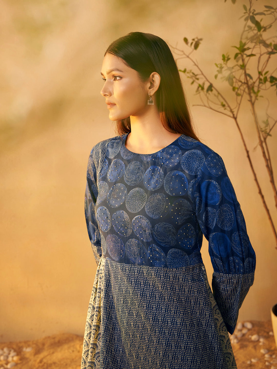 Samira Pure Cotton Anarkali Kurta Set