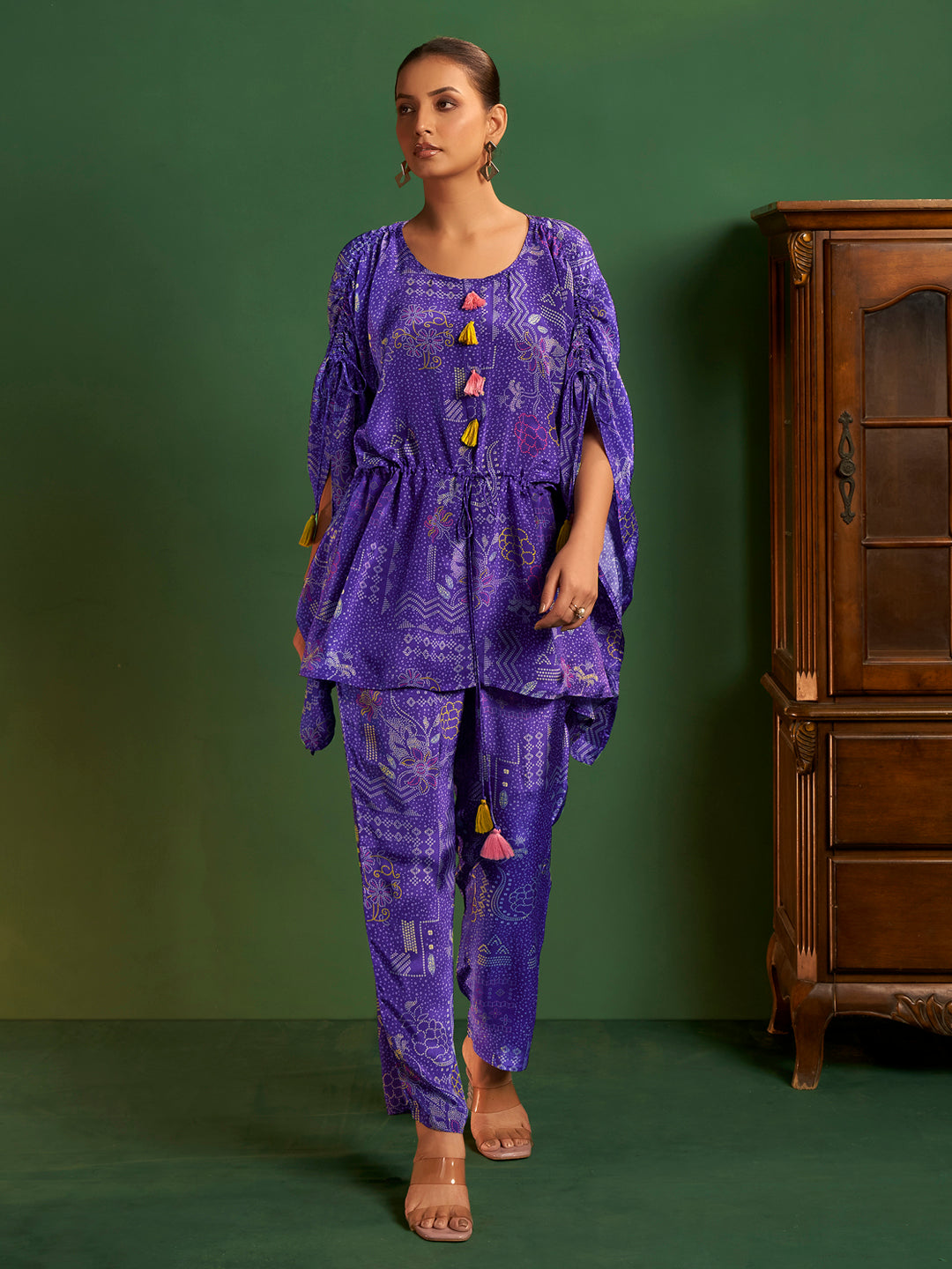 Riddhi Natural Crepe Printed Co-ord Set