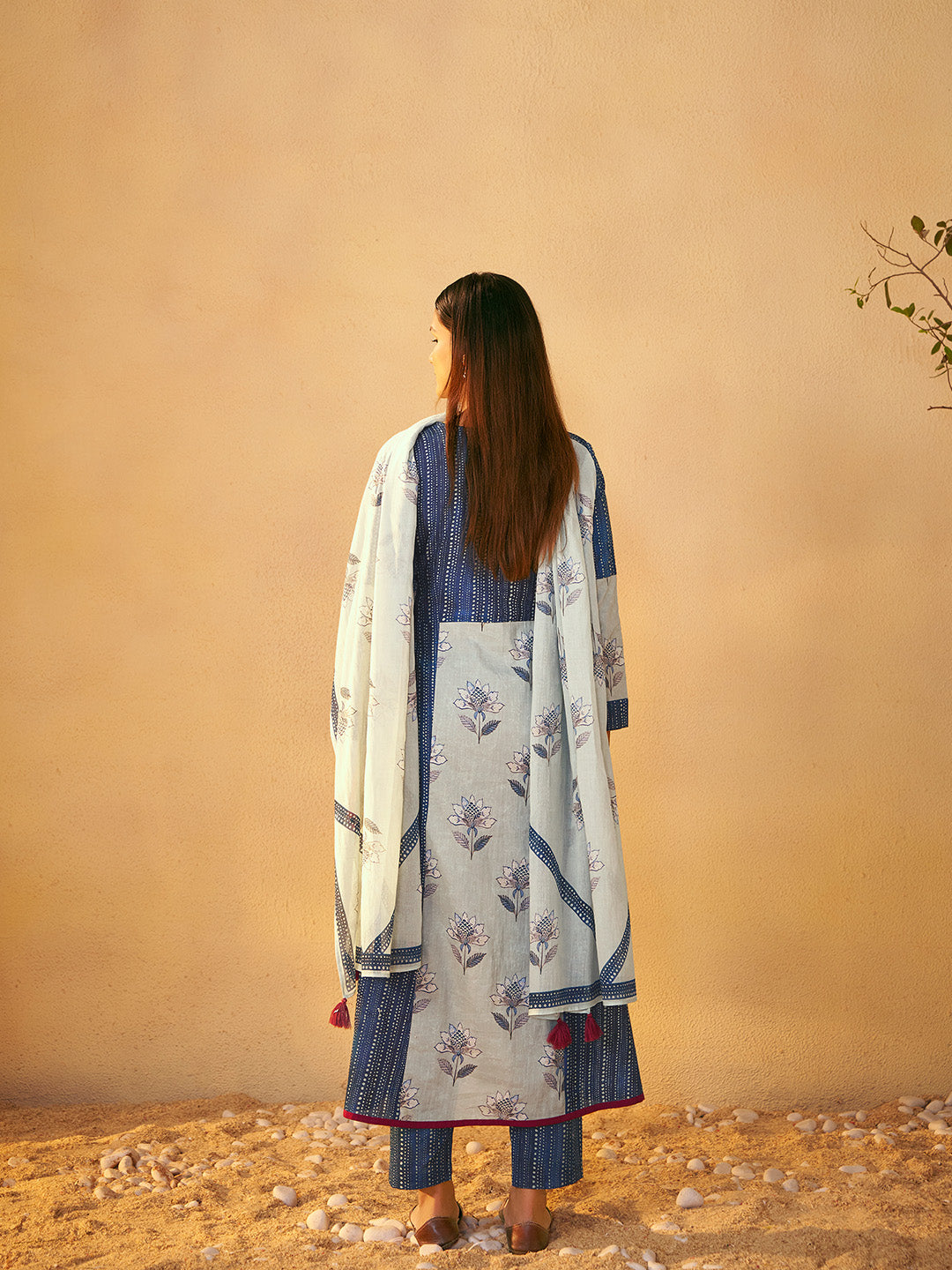 Devina Pure Cotton Printed Anarkali Set