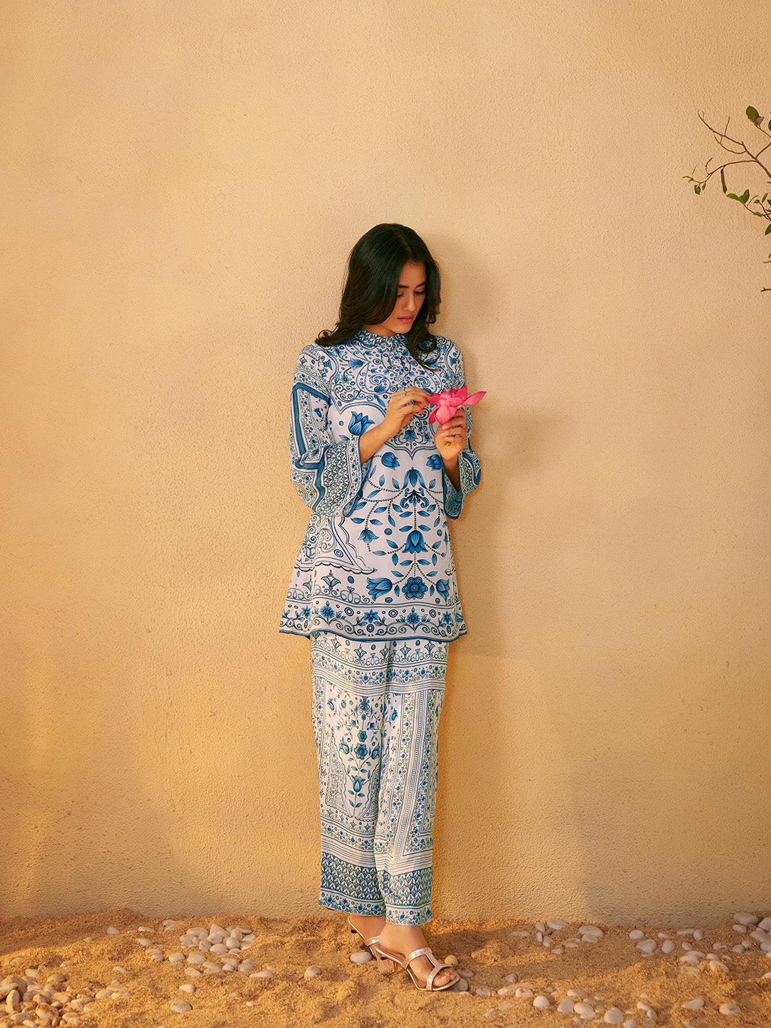 Vaishvi Natural Crepe Floral Co-ord Set