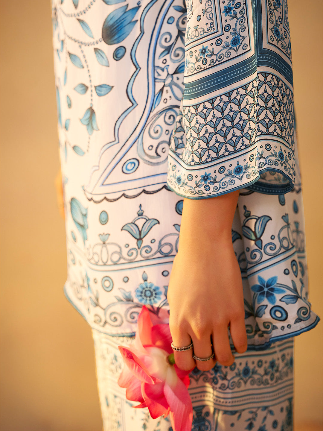 Vaishvi Natural Crepe Floral Co-ord Set