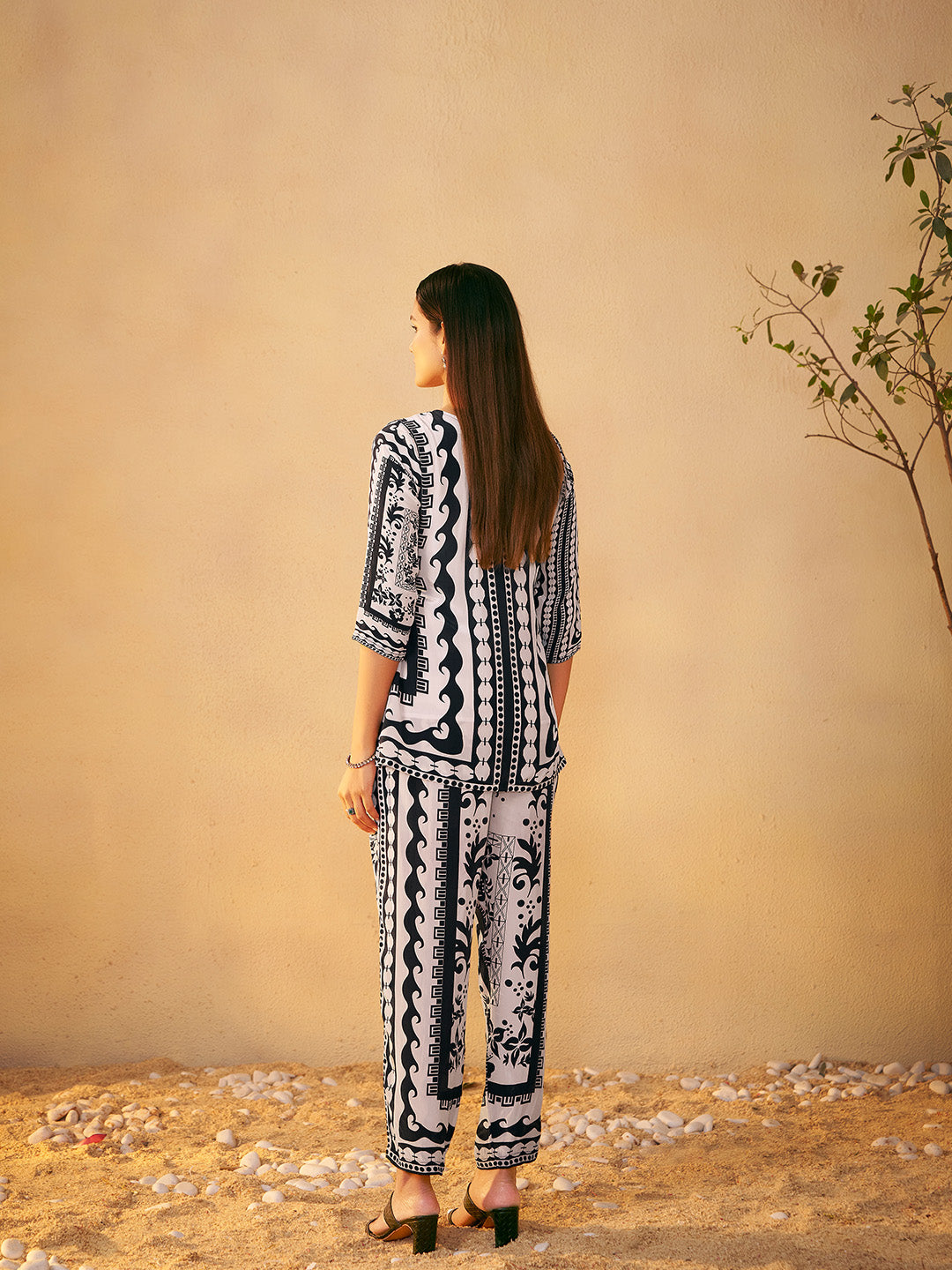 Tanishka Natural Crepe Printed Co-ord Set