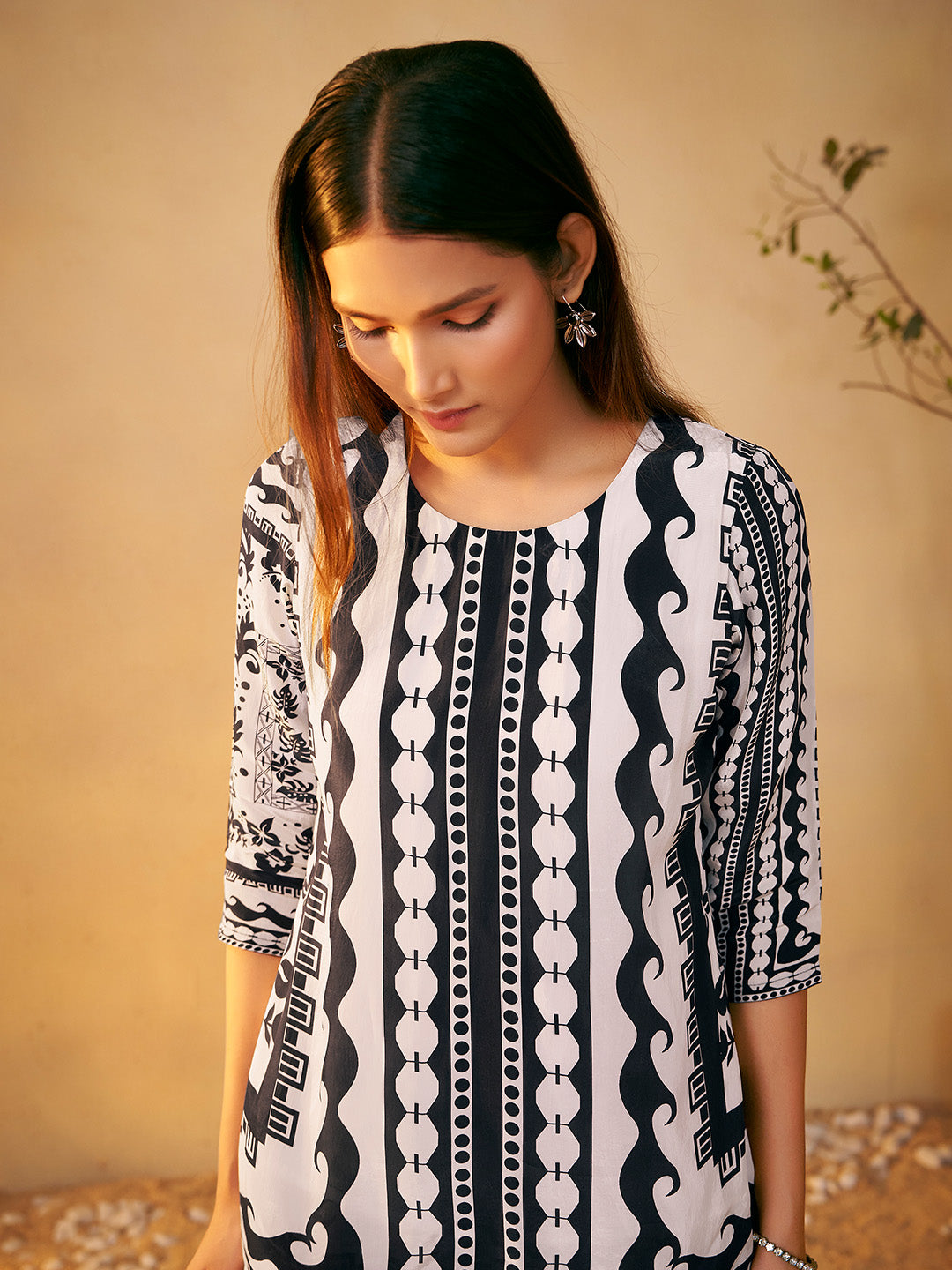 Tanishka Natural Crepe Printed Co-ord Set