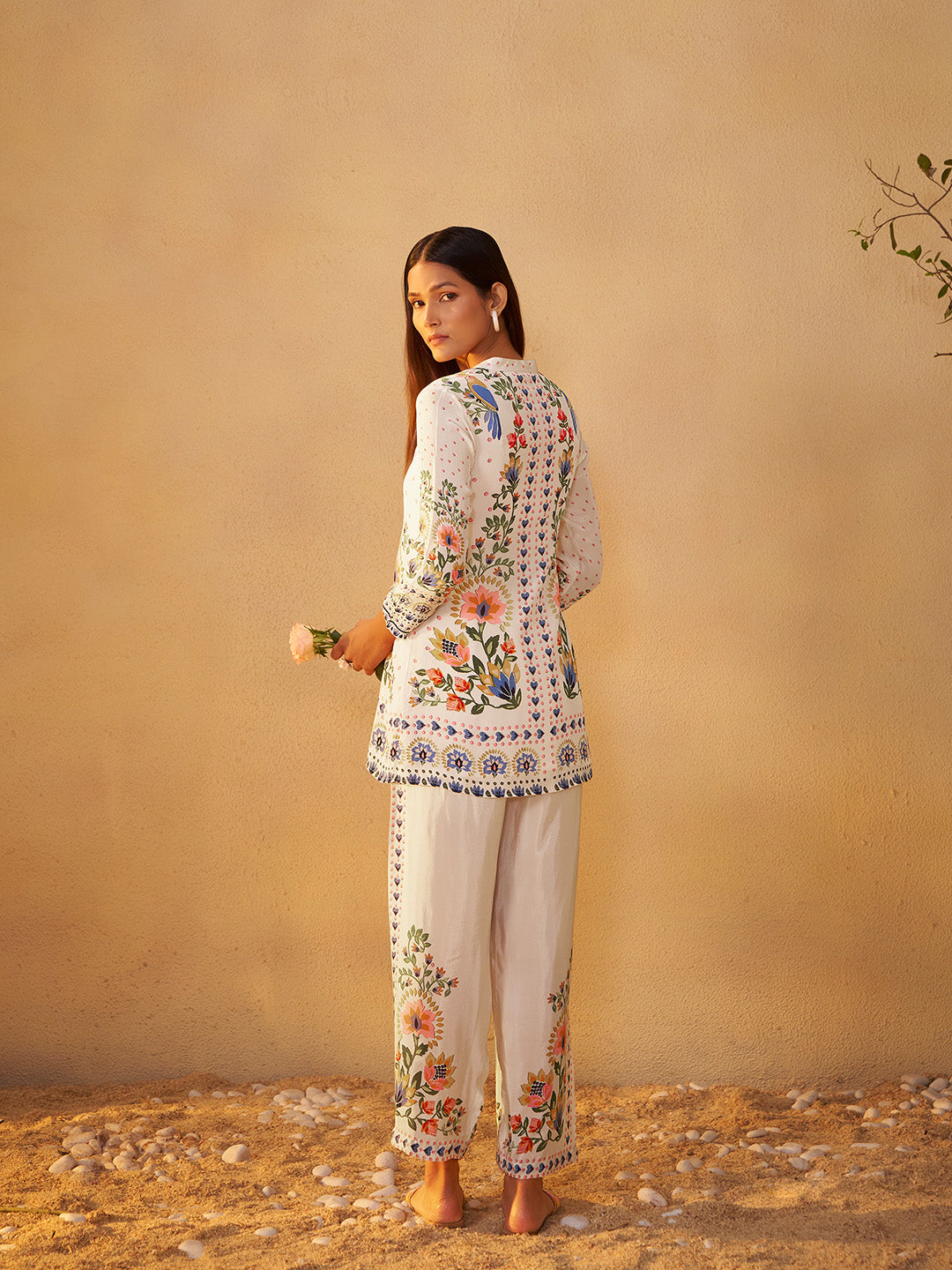 Iravati Natural Crepe Printed Co-ord Set