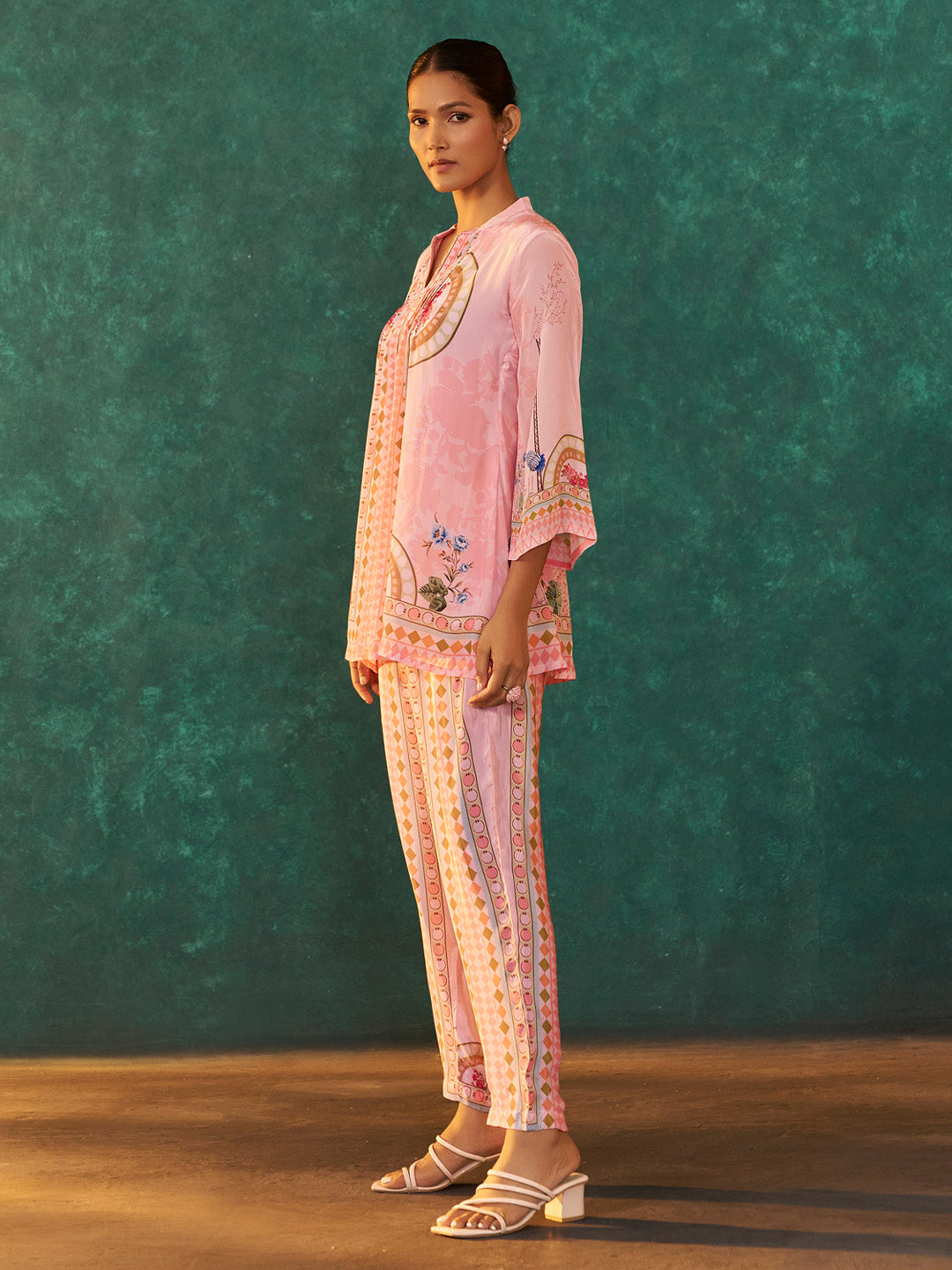 Malvika Natural Crepe Printed Co-ord Set