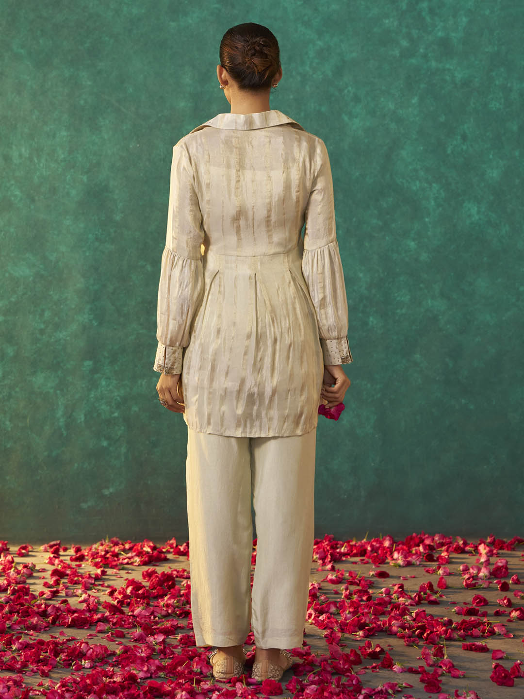 Shvetika Viscose Jacquard Short Co-ord Set