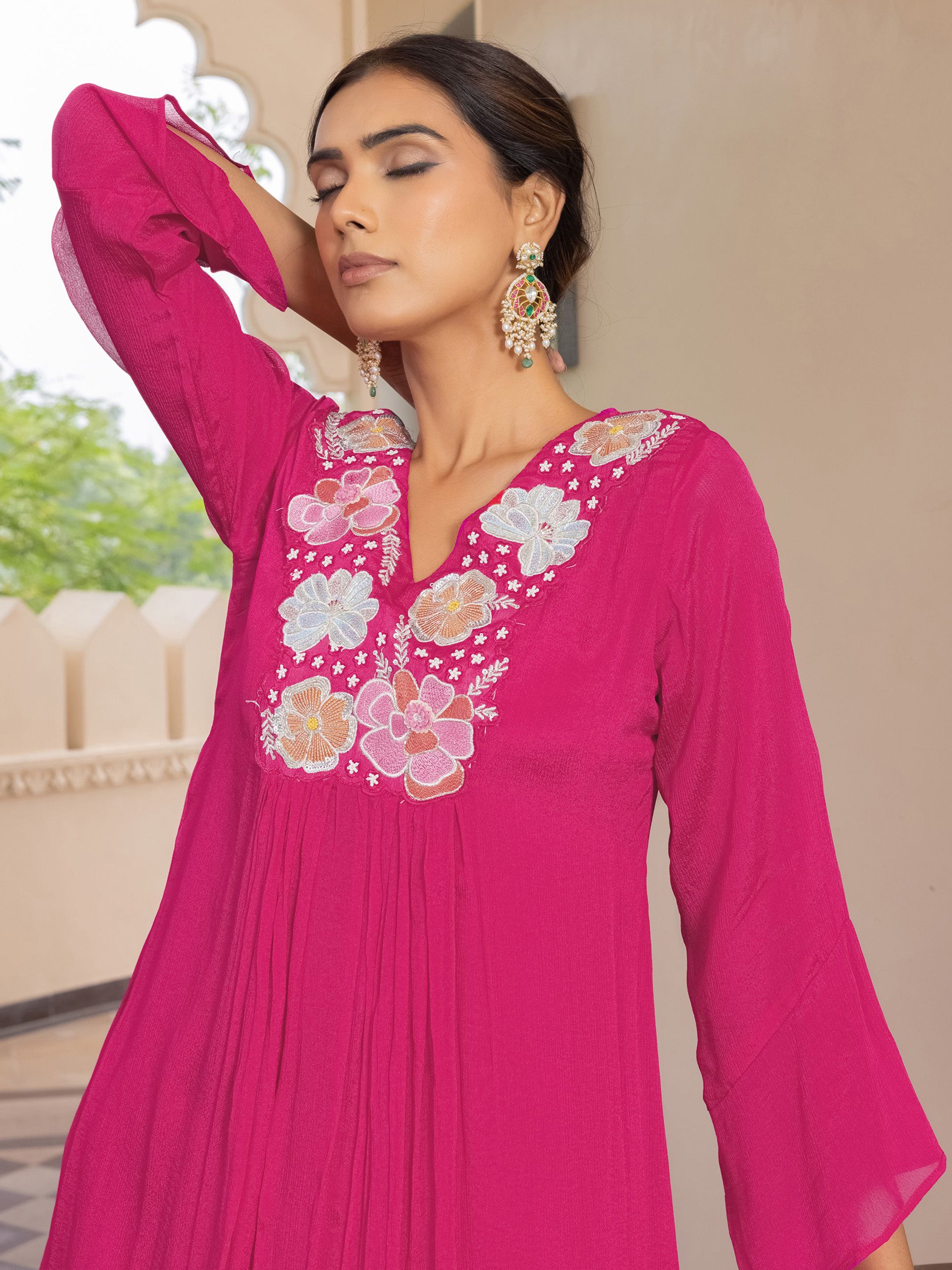 Samriddhi Chinnon Printed Co-ord Set