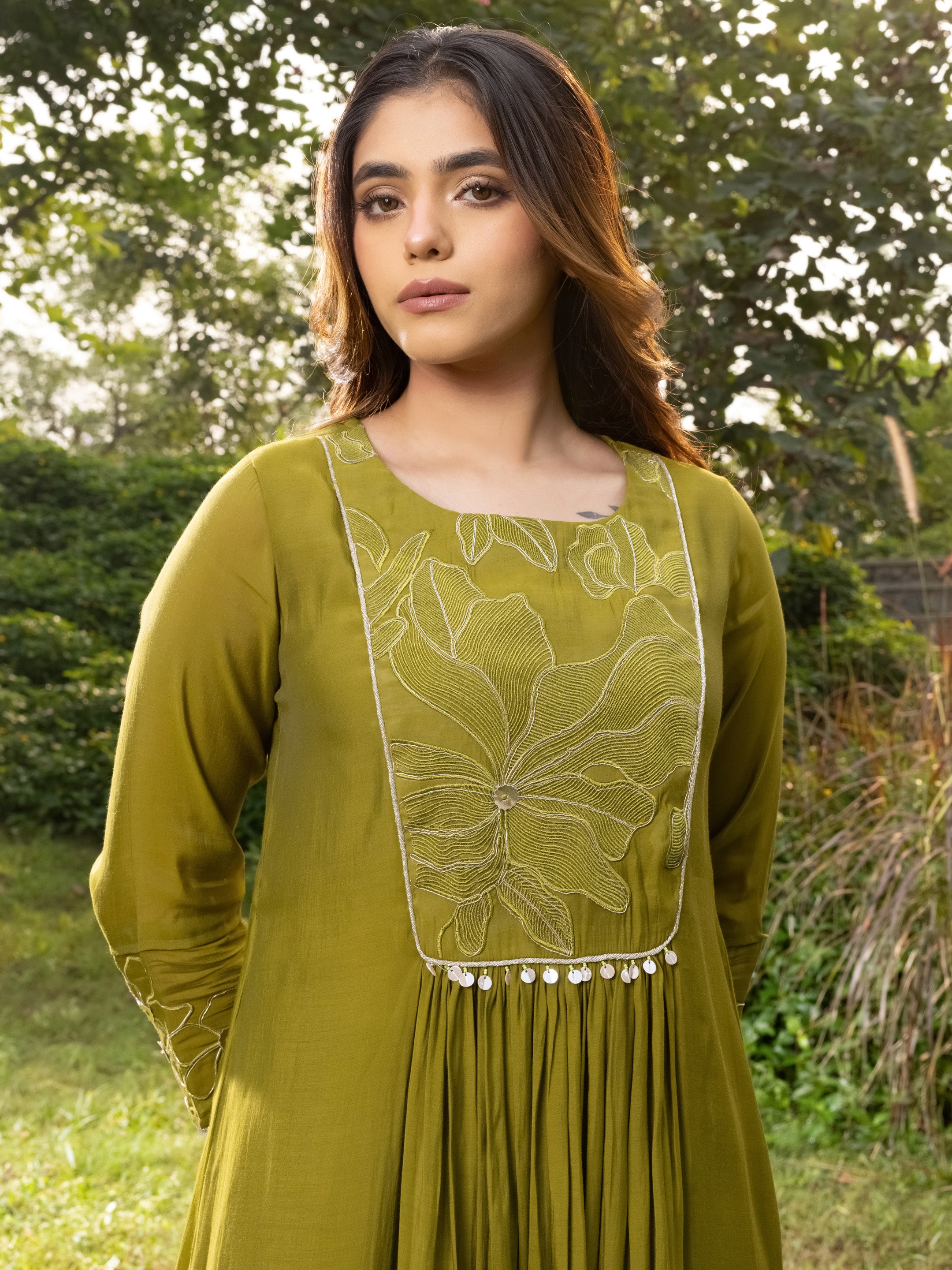 Sadhana Mul Chanderi Festive Suit Set