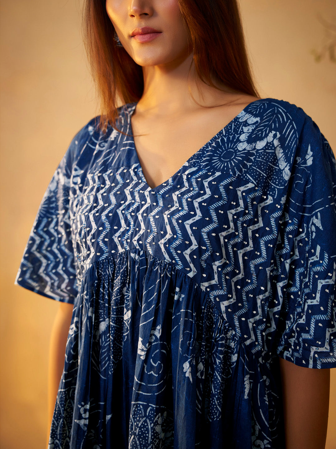 Indigo Vanya Pure Cotton Kurta Set