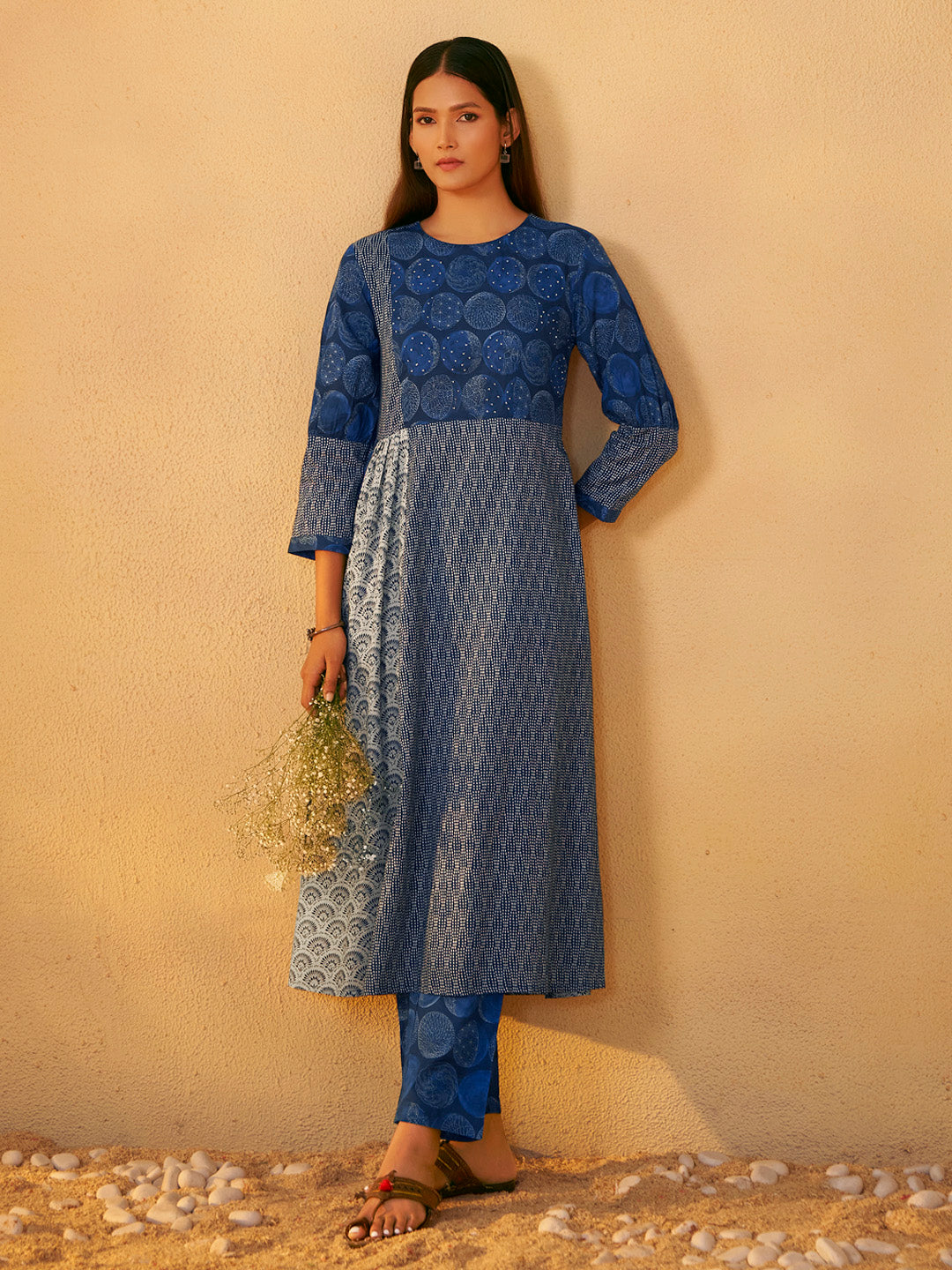 Samira Pure Cotton Anarkali Kurta Set