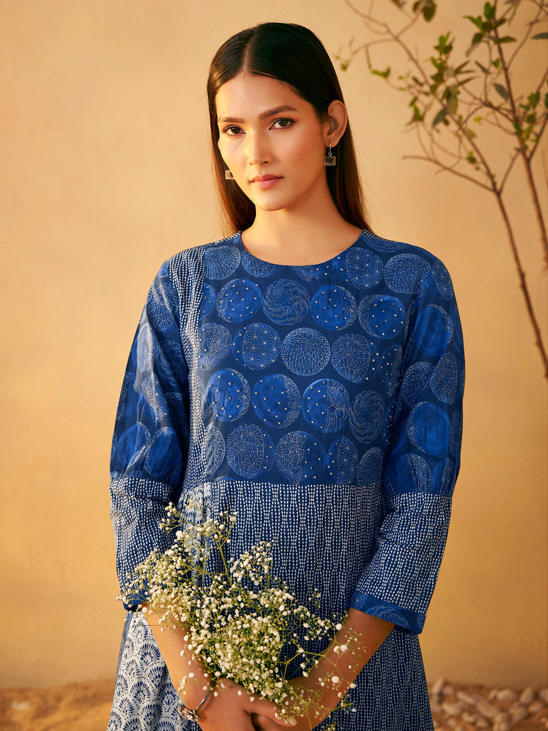 Samira Pure Cotton Anarkali Kurta Set