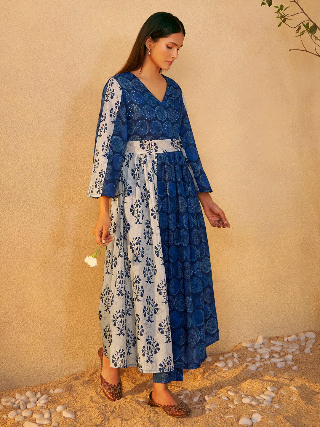 Yamika Pure Cotton Print Kurta Set