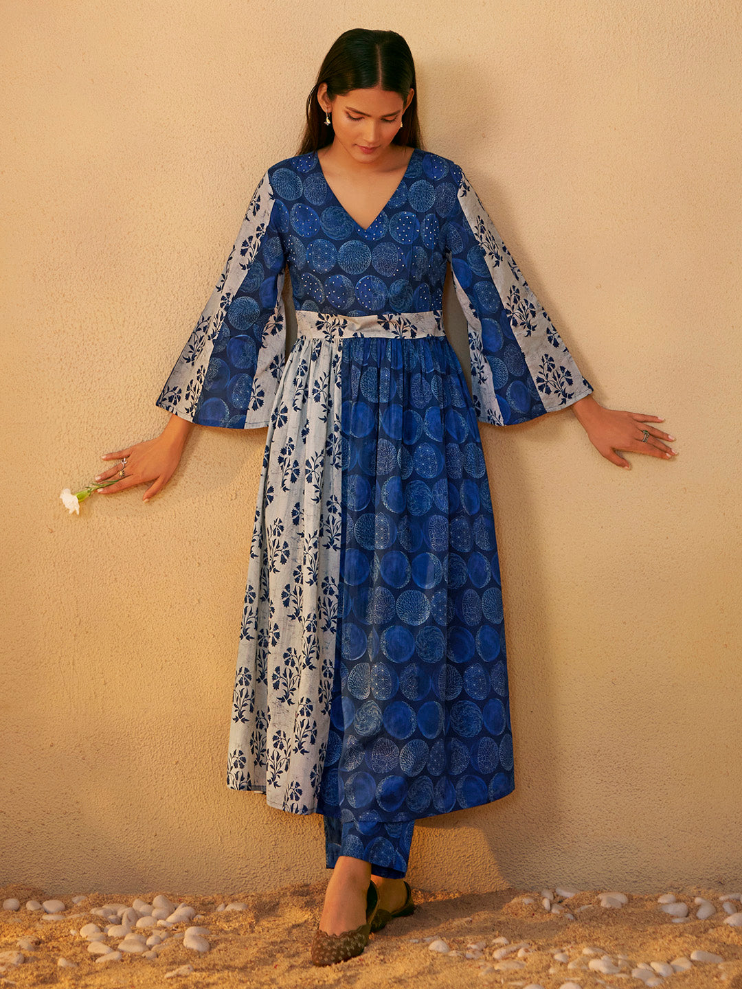 Yamika Pure Cotton Print Kurta Set