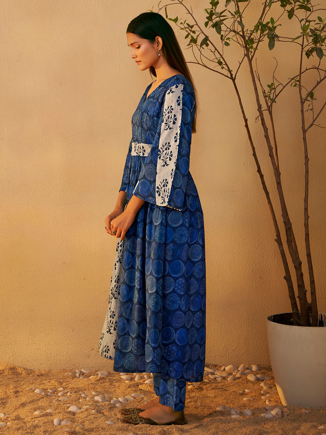 Yamika Pure Cotton Print Kurta Set