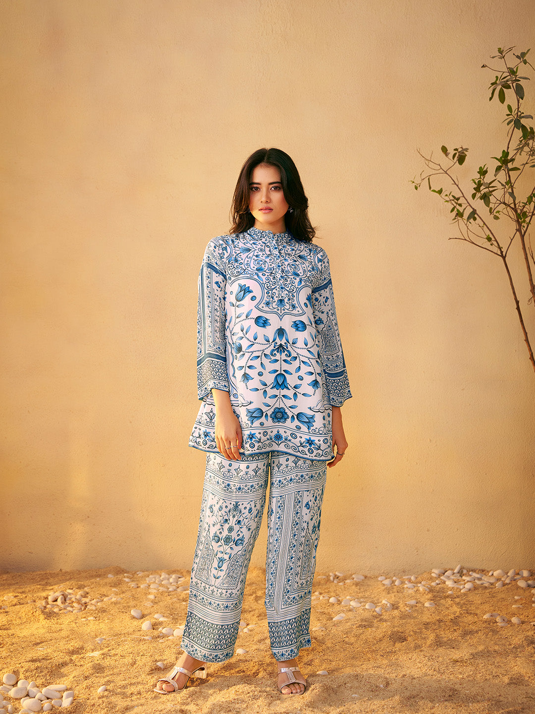 Vaishvi Natural Crepe Floral Co-ord Set