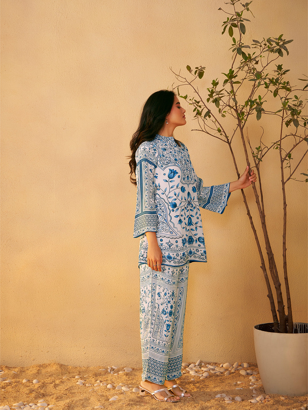 Vaishvi Natural Crepe Floral Co-ord Set