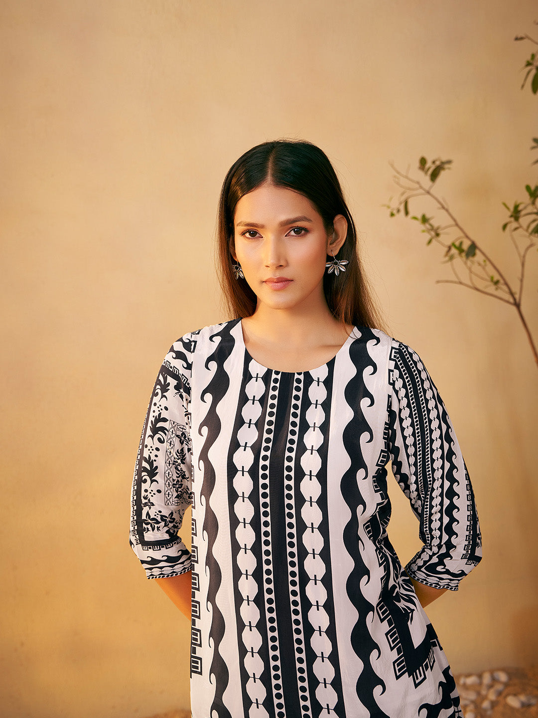 Tanishka Natural Crepe Printed Co-ord Set