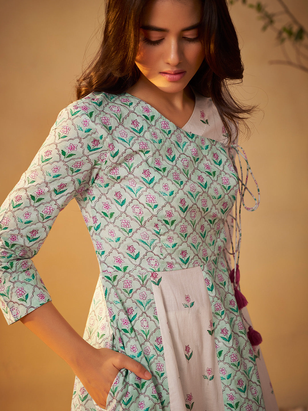 Anvitha Pure Cotton Printed Kurta Set