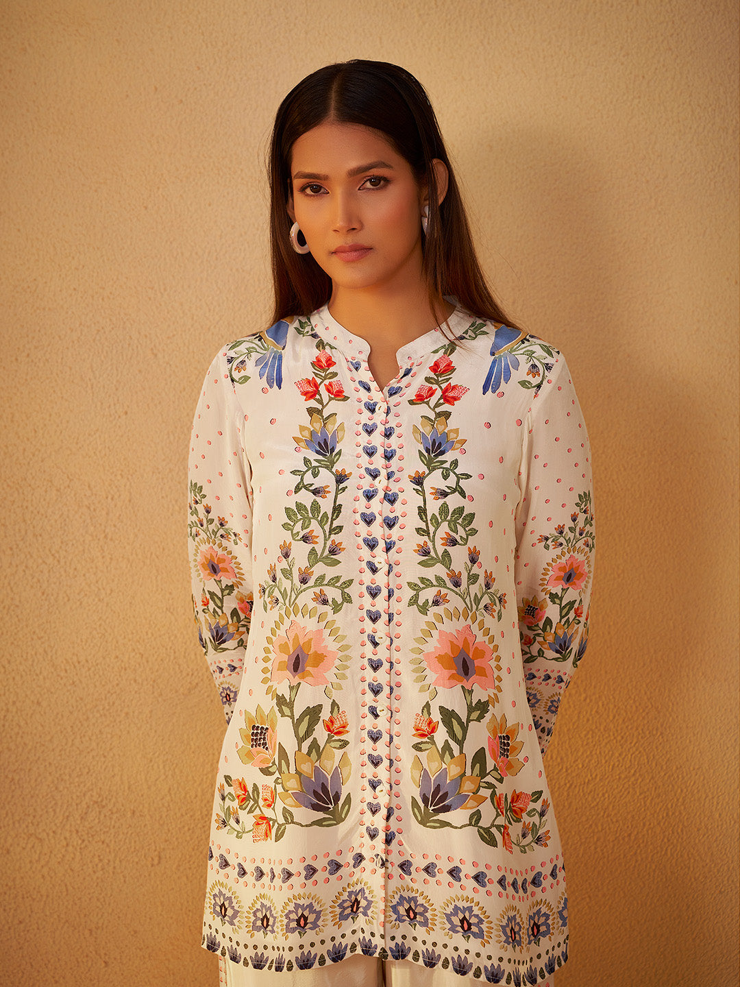 Iravati Natural Crepe Printed Co-ord Set