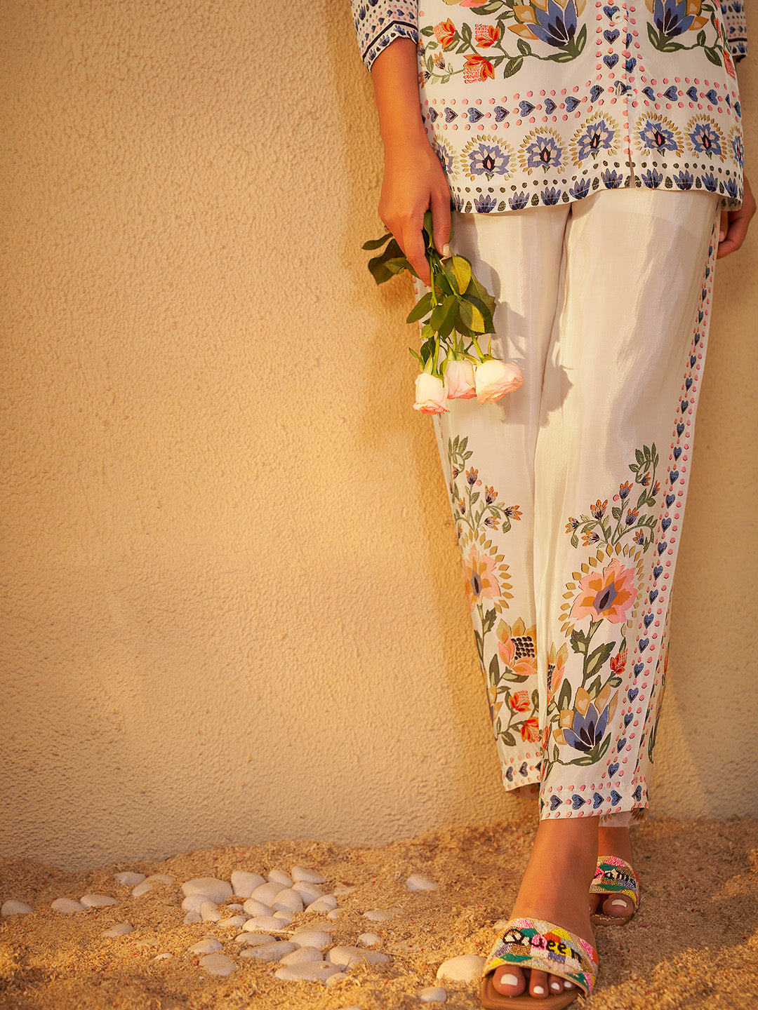 Iravati Natural Crepe Printed Co-ord Set