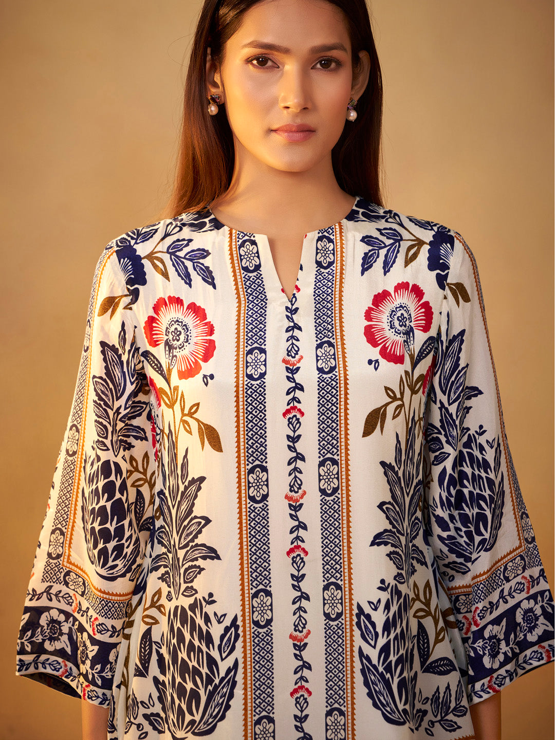 Pravya Natural Crepe Printed Co-ord Set