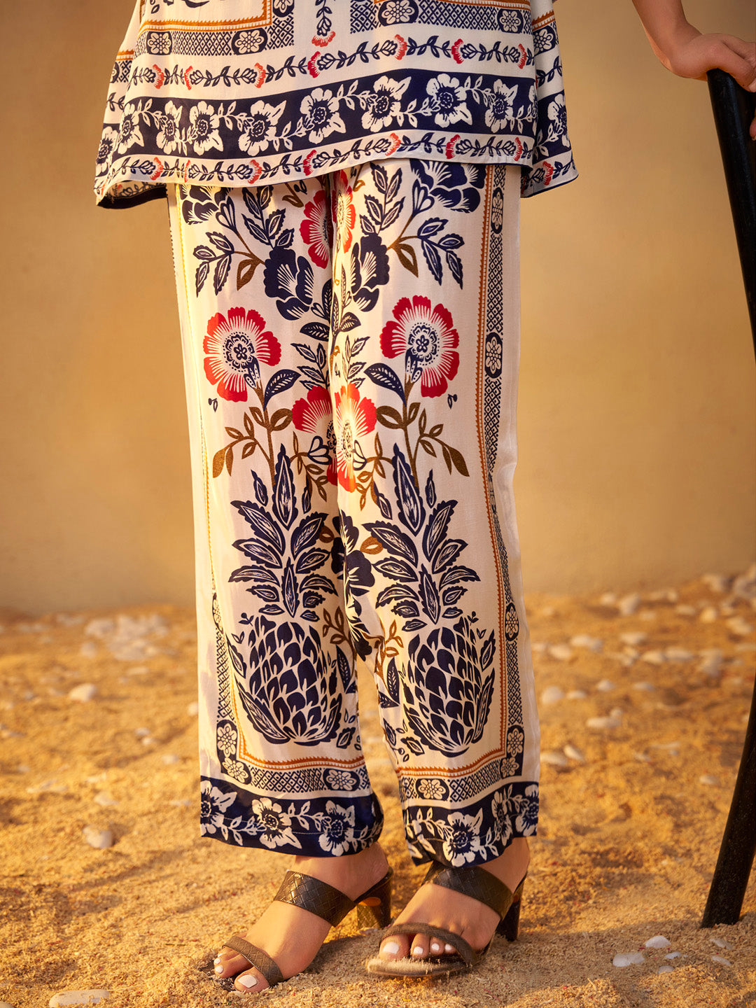 Pravya Natural Crepe Printed Co-ord Set