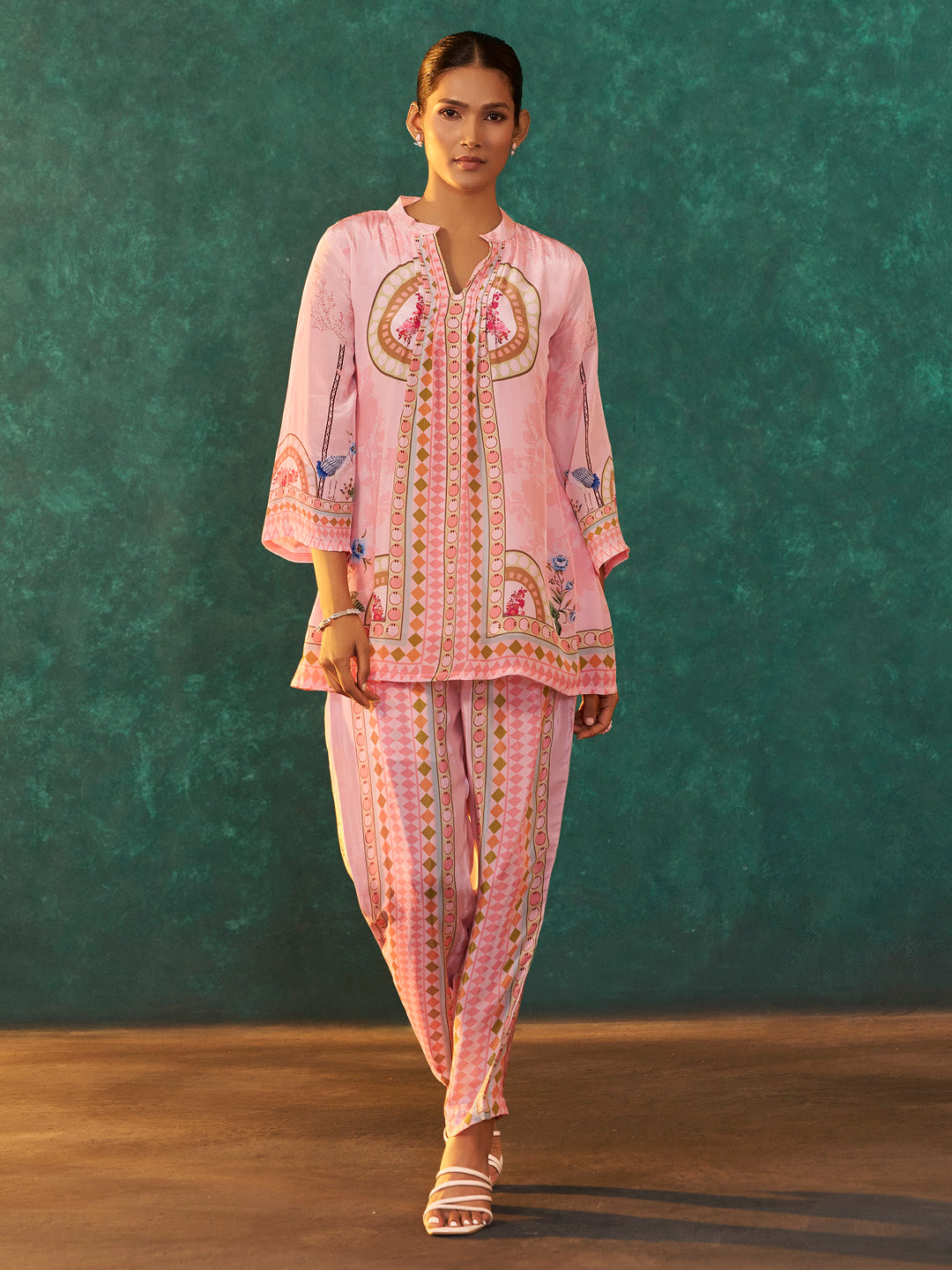 Malvika Natural Crepe Printed Co-ord Set