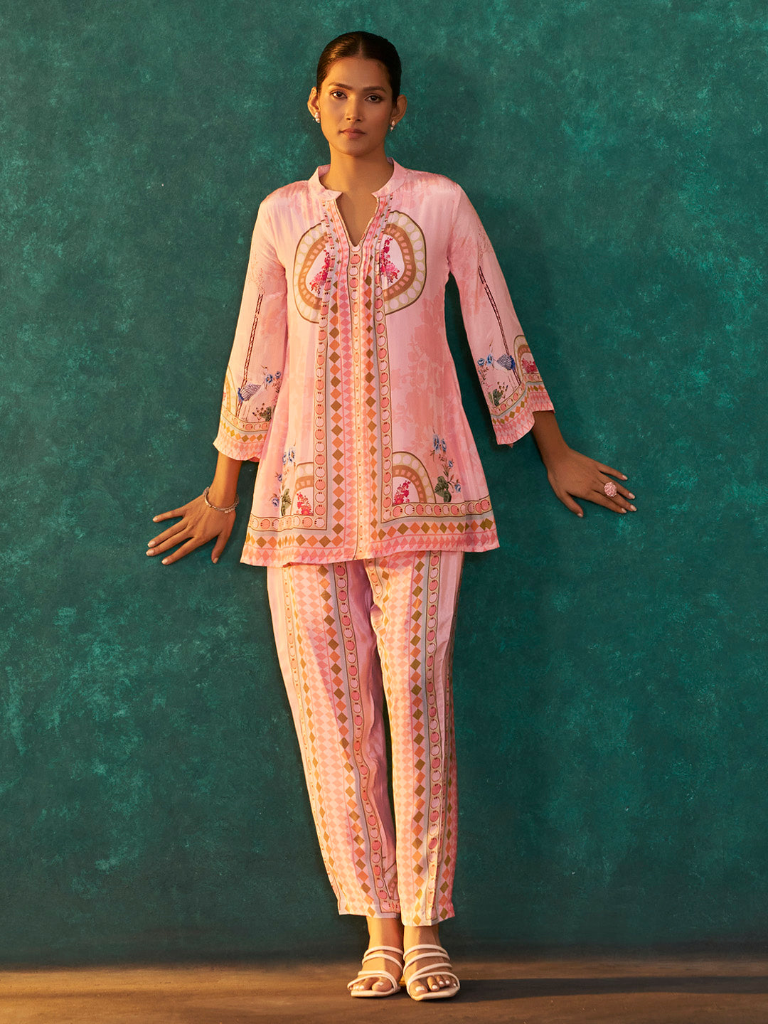 Malvika Natural Crepe Printed Co-ord Set