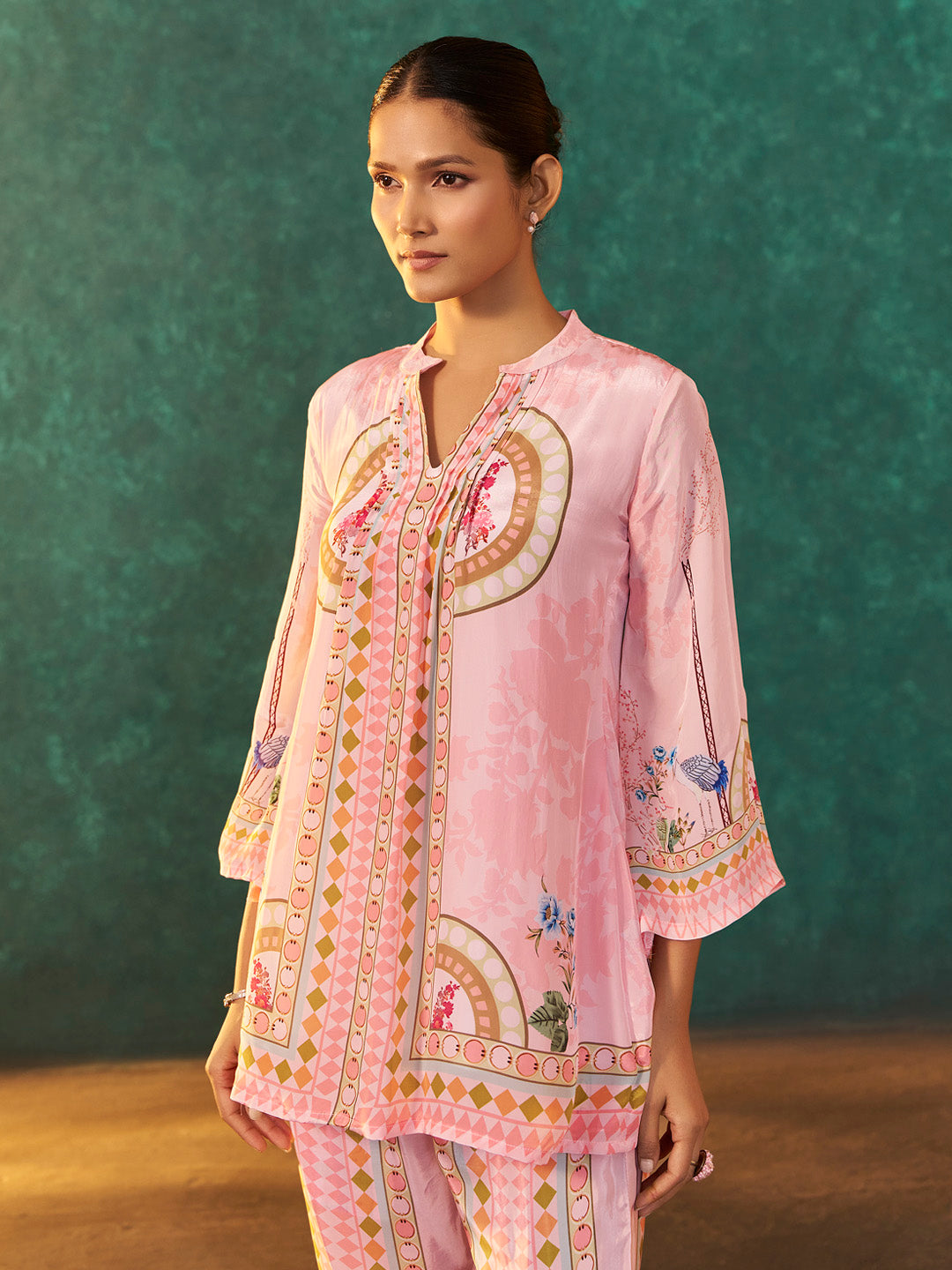 Malvika Natural Crepe Printed Co-ord Set