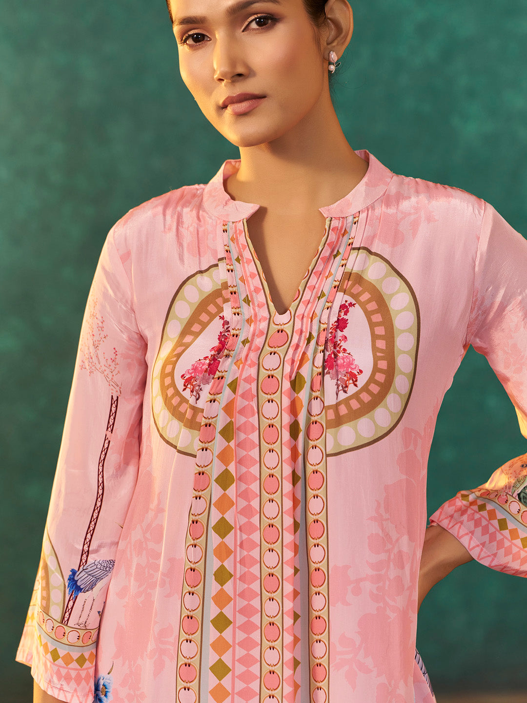 Malvika Natural Crepe Printed Co-ord Set