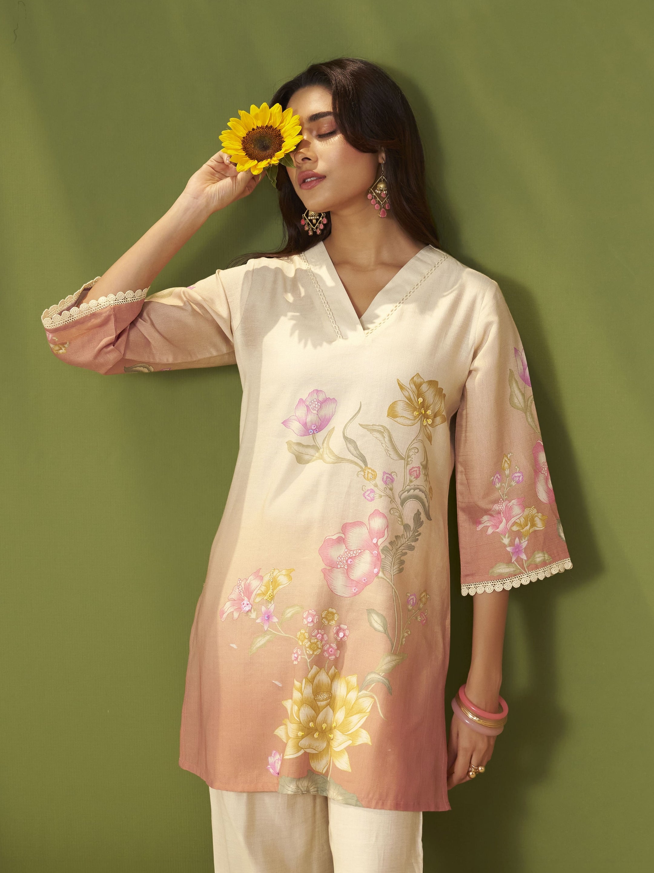 Mehak Pink Vatican Silk Co-ord Set
