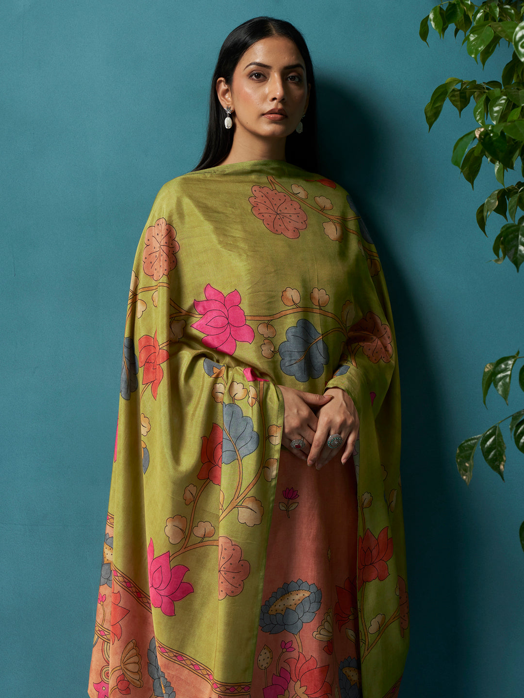 Raunaq Dusty Peach Muslin Suit Set