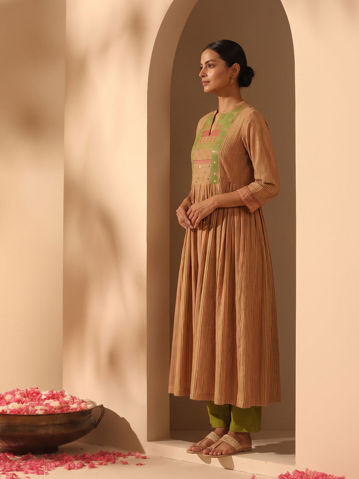 Vasudha Modal Muslin Kurta Pant Set