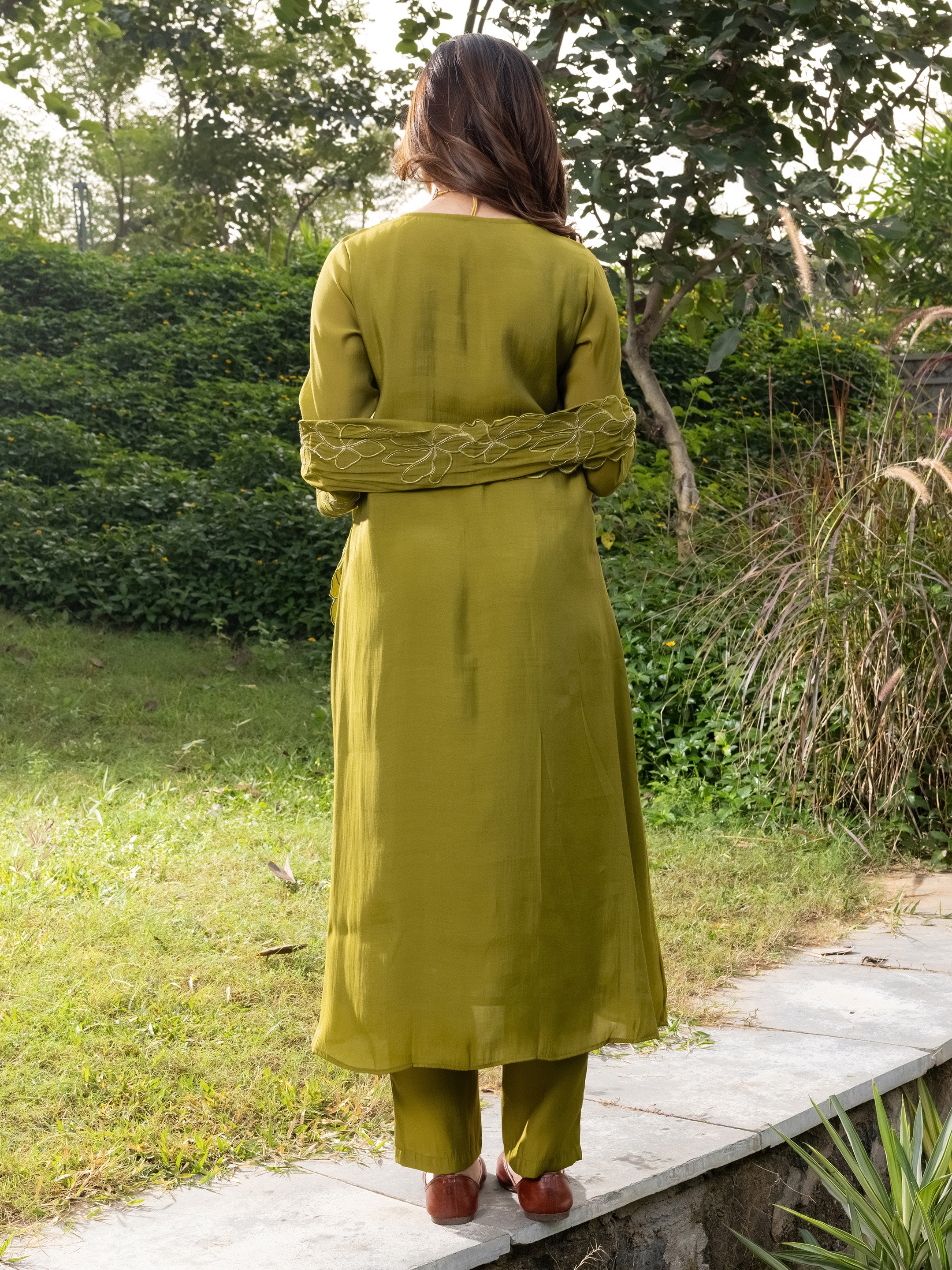 Sadhana Mul Chanderi Festive Suit Set