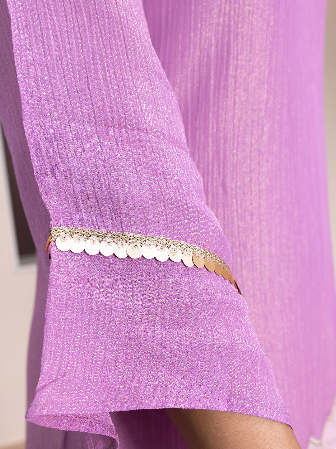 Kashvi Shimmer Crush Co-ord Set