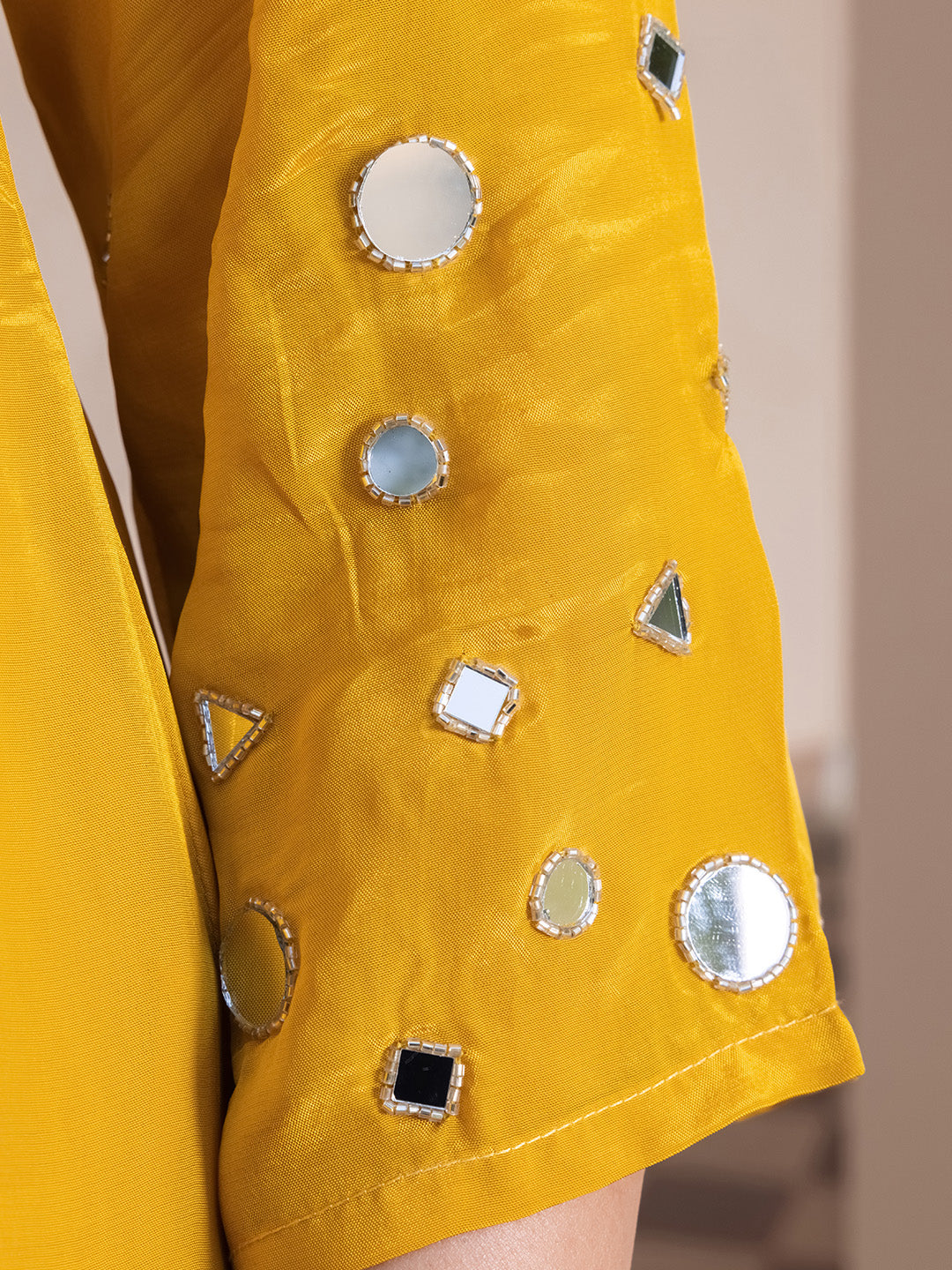 Urvi Natural Crepe Flared Kurta & Pant Set