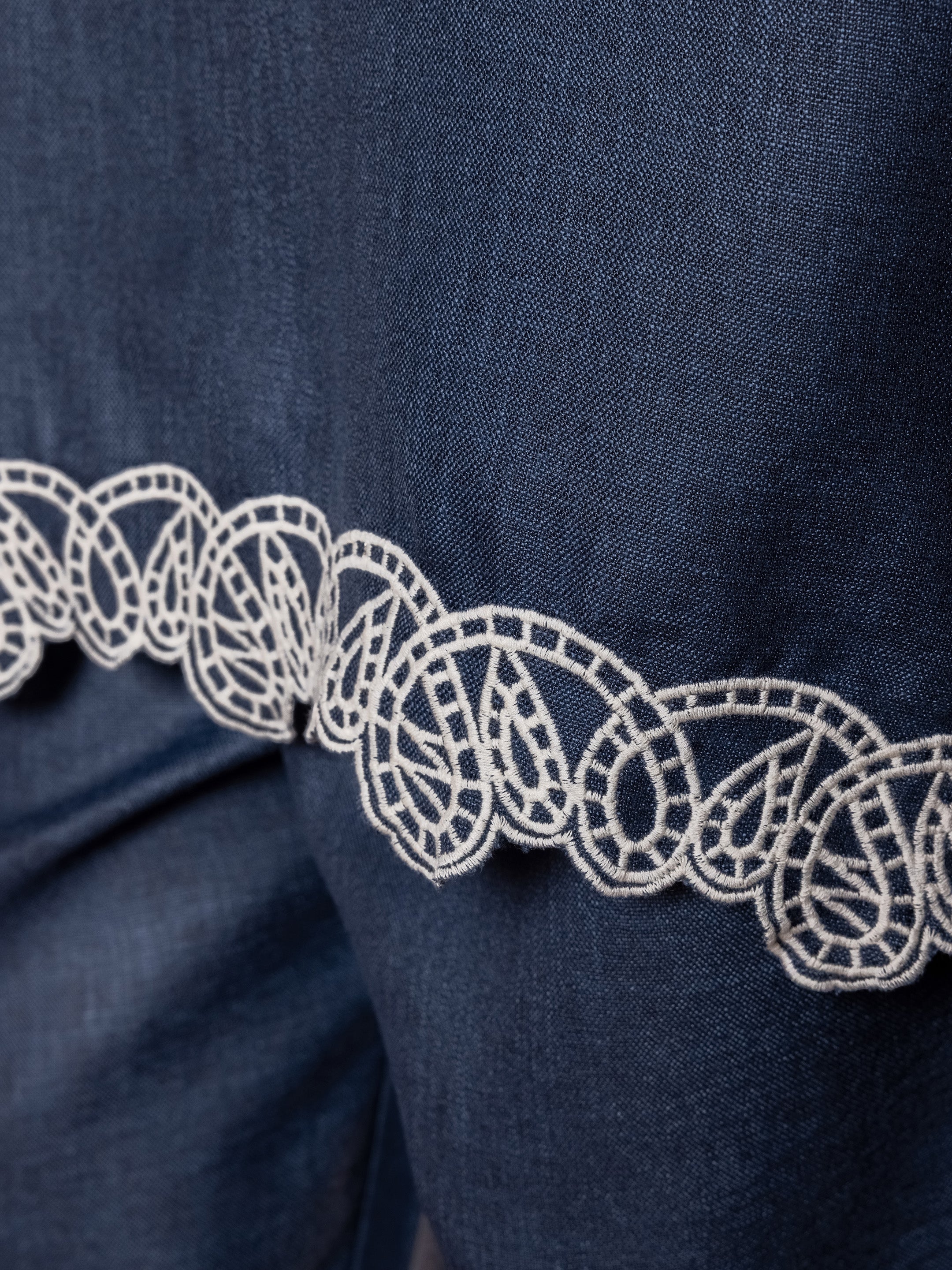 Sharmila Linen V-Neck Co-ord Set